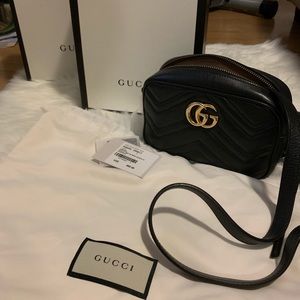Authentic Gucci marmont mini camera bag